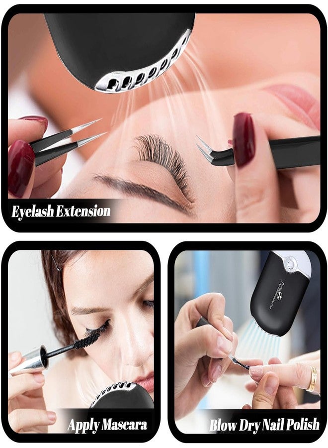 QUKLOGEN Lash Extension Kit for Beginners Lash Mannequin Head with Replaced Eyelids False Eyelashes Practice Eyelash Strips Facial Mister Tweezers Glue USB Fan Professional Set - Image 3